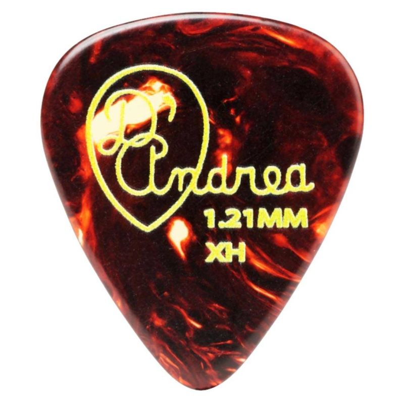 Extra Heavy DAndrea RG351 1.21XH Celluloid Guitar Picks 72-Piece Shell 1.21mm 